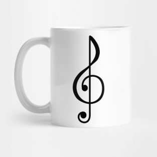 Treble Clef Symbol Mug